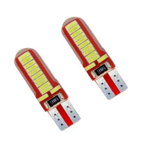 شريحة ليد فانوس صالون لجميع السيارات ،إضاءة LED ساطعة ودائمة، مما يوفر لك إضاءة مثالية للقراءة أو العمل في سيارتك ( 151 ابيض، 24 ليد ، 2 قطعة )