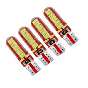 شريحة ليد فانوس صالون لجميع السيارات ،إضاءة LED ساطعة ودائمة، مما يوفر لك إضاءة مثالية للقراءة أو العمل في سيارتك ( 151 ابيض، 24 ليد ، 4 قطع )