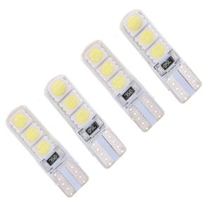 شريحة ليد فانوس صالون لجميع السيارات ،إضاءة LED ساطعة ودائمة، مما يوفر لك إضاءة مثالية للقراءة أو العمل في سيارتك ( 750 ابيض، 6 ليد ، 4 قطع )