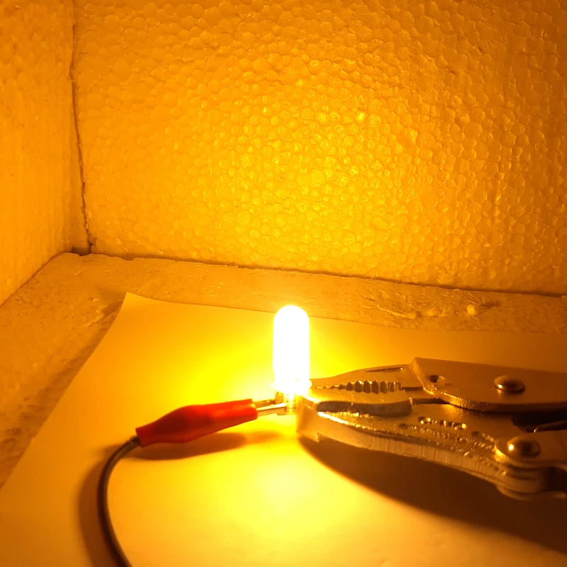 مصابيح LED T10 لداخل السيارة، فائقة السطوع ،رقاقة مصباح سقف للسيارة مطور للقبة والخريطة والباب ولوحة الترخيص ولوحة العدادات ( اضاءة اصفر ، 4 قطع ) 2 مصابيح LED T10 لداخل السيارة، فائقة السطوع ،رقاقة مصباح سقف للسيارة مطور للقبة والخريطة والباب ولوحة الترخيص ولوحة العدادات ( اضاءة اصفر ، 4 قطع ) - الصورة 2