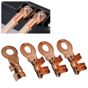 قوس موصل اطراف سلك ، كيبل عروات غير معزولة للسيارات والشاحنات والمجالات الكهربائية الاخرى ( قوس محمل 50 - مقاس 17 - عدد 4 قطع )