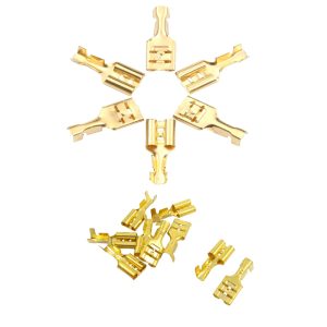 كلبس ترمل انثى ، اطراف كابلات، عروات اسلاك ، للسيارات و للوصلات الصناعية وملحقات الاسلاك (كلبس انثى عدد : 20 قطعة )