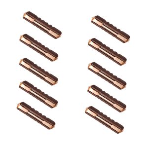 مجموعة من الفيوزات و الصمامات فيوز مناسبة لحماية الدوائر الكهربائية والأجهزة الكهربائية. ( فيوز عضم - 25 امبير - عدد 10 قطع )