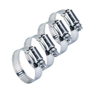 مشابك الخرطوم المعدن ، كولية قفيز معدنية لإصلاح الأنابيب وخط الوقود للسيارات والمنازل وغيرها ( مقاس: 27-51 ملم / 2 بوصة -4 قطع )