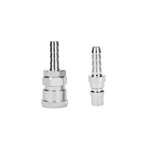 طفم موصل خرطوم هوائي سريع التوصيل ، ملحقات تركيب منفاخ هواء السيارات والشاحنات ومتعدد الاستخدامات لموصلات خرطوم الهواء 8 ملم (كود : 8486)