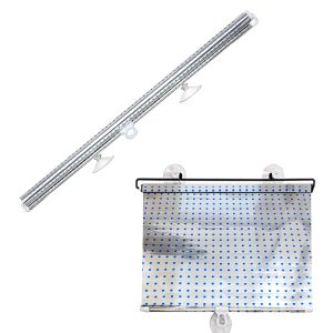 ستارة شماسة رول للنوافذ الامامية والخلفية والجانبية للسيارات ونوافذ المنازل والمكاتب ، بكرة قابلة للسحب والطى ( جامبو سلفر عاكس منقط ازرق ، قطعة واحدة ، مقاس 140* 55 سم )