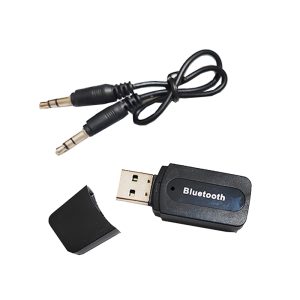 محول مستقبل بلوتوث ايه يو اكس للسيارة ، بدون استخدام اليدين، مجموعة سيارة ستيريو ومستقبل موسيقى ام بي 3 ( موديل : YET-M1 ، كود: 8505)