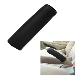 غطاء مقبض الفرامل من السيليكون الناعم المضاد للانزلاق ، غطاء فرامل اليد لركن السيارات، غطاء حماية مقبض الفرامل ( هاند بريك لون اسود )