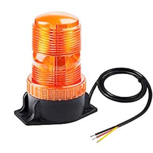 كشاف ليد للطؤارى للسيارات والشاحنات والكرفان والمعدات ، متعدد ومتنوع الاستخدامات ( فنار ليد ، سلك 3 طرف ، اضاءة اصفر فلاش واصفر متحرك ، كود : 1533)