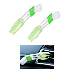 أداة تنظيف فتحات تكييف السيارة و لوحة مفاتيح الكمبيوتر والستائر المنزلية وغيرها (عدد 2 قطعة ، كود : 5214)