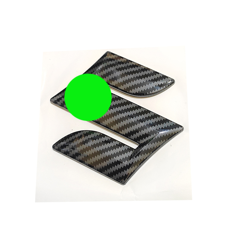 ملصقات وشعارات سيارات ثلاثى الابعاد ، بديل للعلامة المفقودة والتالفة ( ملصق كاربون ، متوافقة مع سوزوكى ، مقاس 10.5* 10 سم ، كود : 8714)