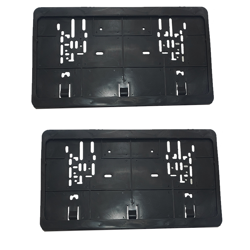 حامل لوحة ترخيص امامية وخلفية للسيارات بشكل مستطيل ( مقاس 35.2* 17.5 سم ، عدد : 2 قطعة ، كود : 8719)