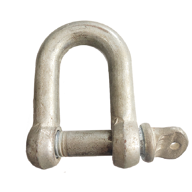 قفل حلقي على شكل حرف D من الفولاذ المقاوم للصدأ ، للبناء شديد التحمل وسحب المركبات والربط والتعليق (قطعة واحدة ، M22 ، كود : 9019)