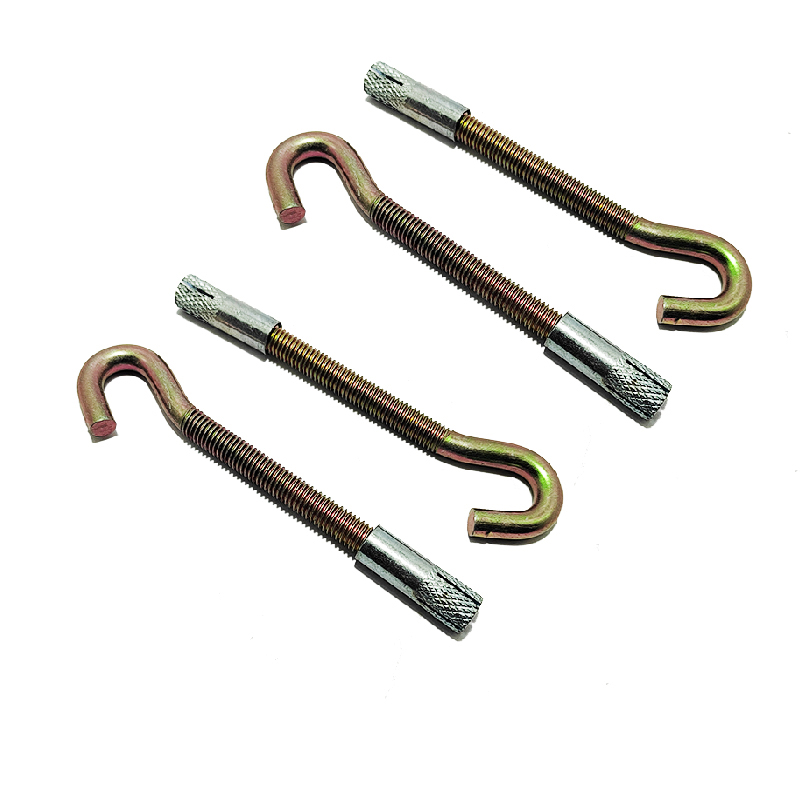 مسمار اكمن معدني للثبيت استانلس ستيل (عدد 4 قطعة ، مقاس 8 ملى ، طول 10 سم ، كود : 9026)