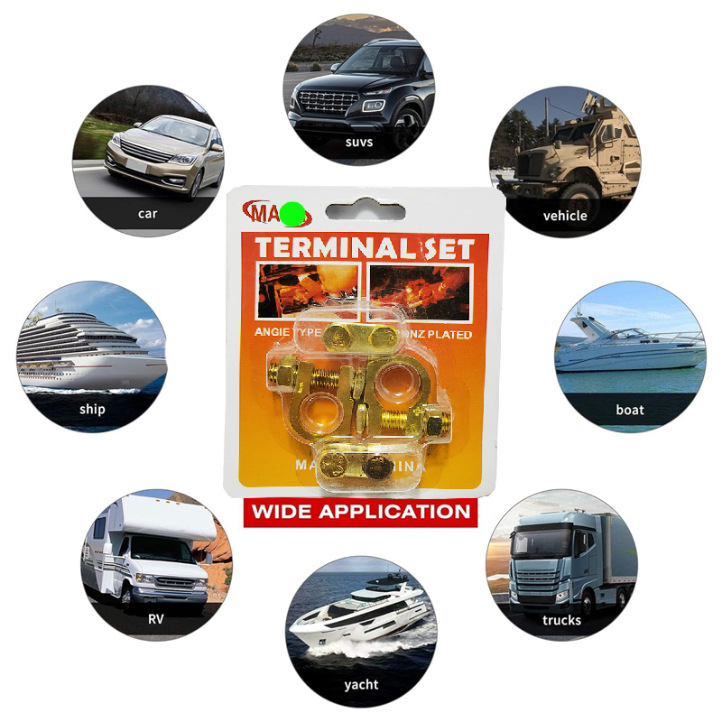مشابك موصلات اطراف البطارية ، قطاش بطاريات للسيارات والشاحنات والحافلات وغيرها (كود : 9029) 2 مشابك موصلات اطراف البطارية ، قطاش بطاريات للسيارات والشاحنات والحافلات وغيرها (كود : 9029) - الصورة 2