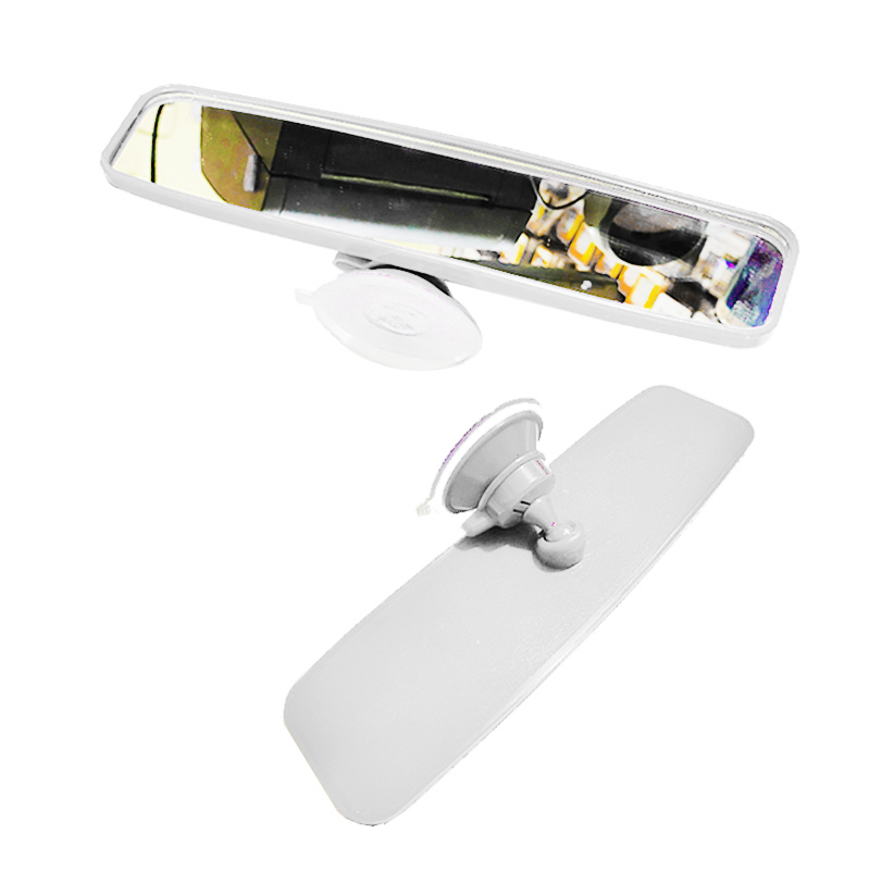 مراية صالون للسيارة، شفاط سهلة التركيب تناسب مراية الصالون الداخلية للسيارة ( فريم ابيض ، كود :9034)