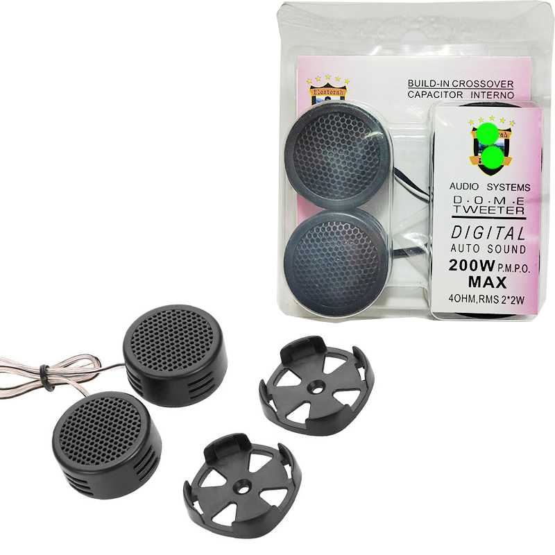 مكبر صوت على شكل قبة بصوت عال فائق القوة للسيارة ، (تويتر سكسكة ، كارت بينك 200 وات ، عدد 2 قطعة ، كود : 9043)