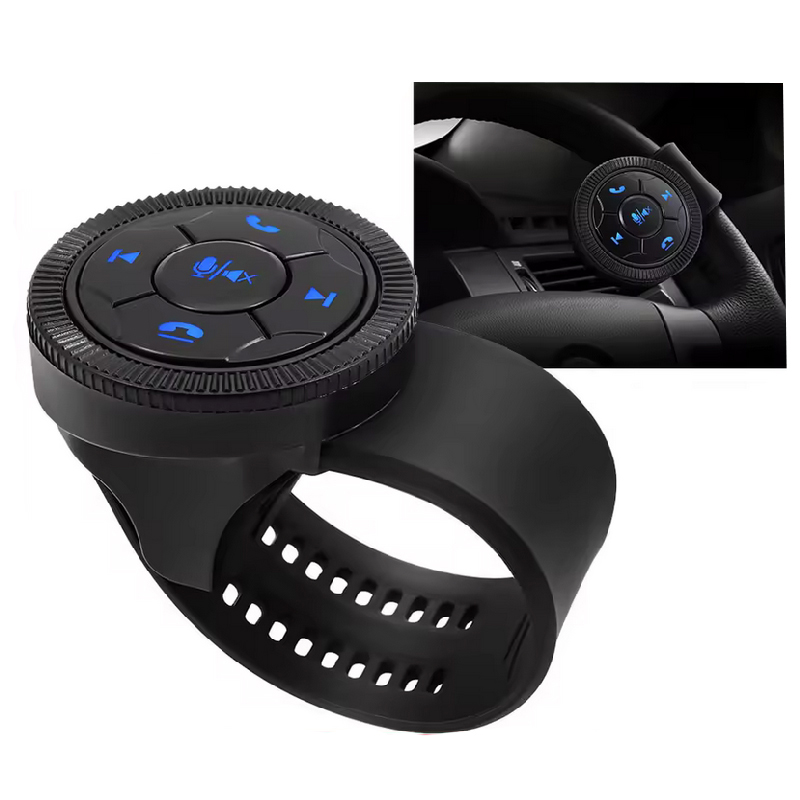 جهاز تحكم عن بعد للتحكم في مستوى صوت الموسيقى عبر البلوتوث، جهاز تحكم عن بعد للموسيقى يثبت في السيارة ، الرد على الهاتف توافق عالمى مع الكاسيت والهاتف ( كود : 9064)