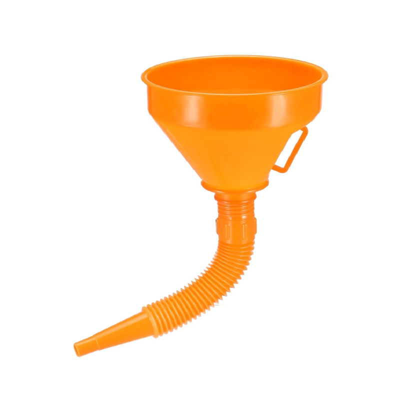 قمع وقود واسع الفم ، قمع زيت بلاستيك طويل الرقبة ، قمع قابل للفصل وللتمدد ( متعدد الالوان ، قطعة واحدة ، كود :9073)