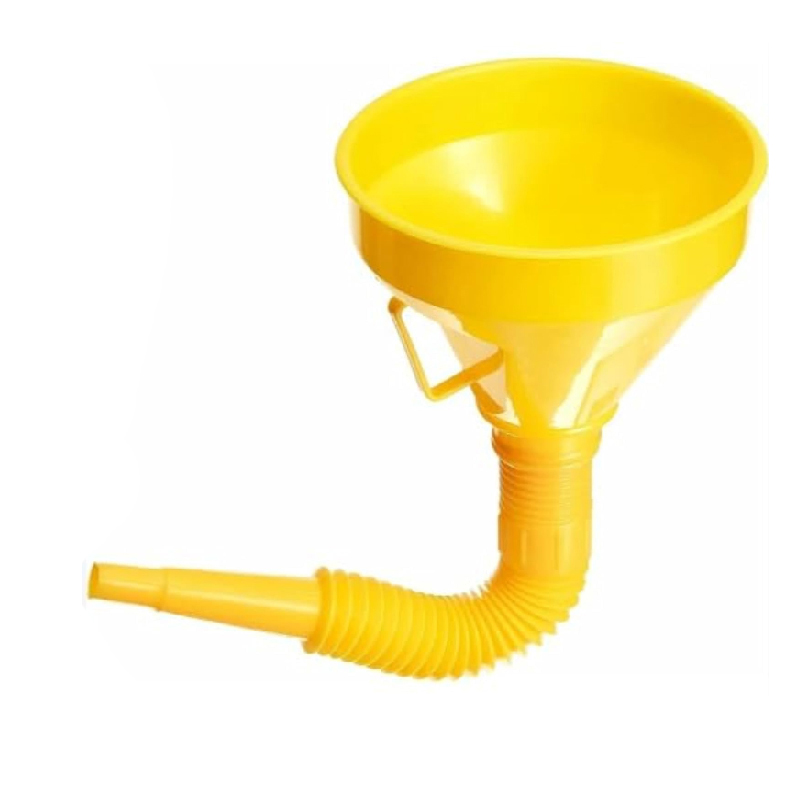 قمع وقود واسع الفم ، قمع زيت بلاستيك طويل الرقبة ، قمع قابل للفصل وللتمدد ( متعدد الالوان ، قطعة واحدة ، كود :9075)