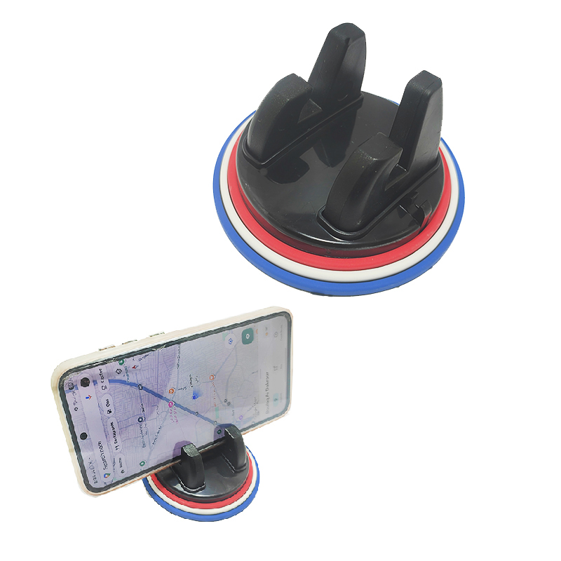 حامل موبايل للسيارة والمكتب والمنزل ، حامل موبايل لتابلوه السيارة ، حامل موبايل متوافق مع جميع الاجهزة (اسود الوان ، كود: 9102)