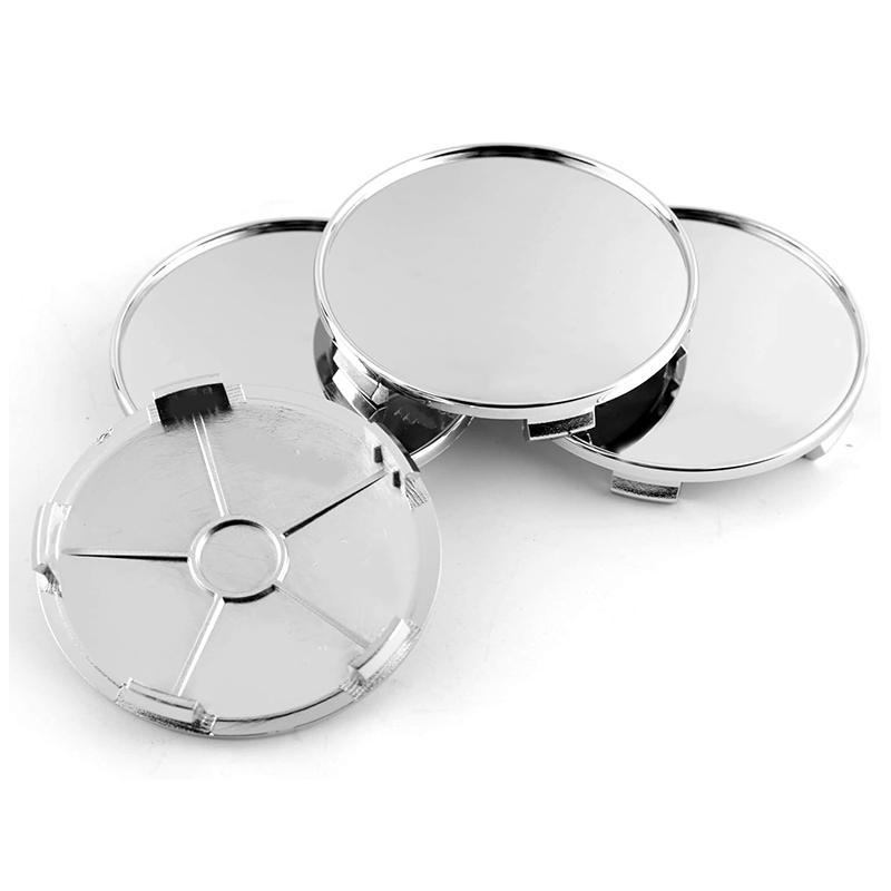 اغطية لتزيين عجلة السيارة ، طقم من 2 غطاء طبة جنط اطارات السيارات. مناسبة لمحاور مركز العجلات الأمامية أو الخلفية(طبة جنط مقفول ، فضى ، مقاس 6.9سم / 6.5 سم ، كود 9371)