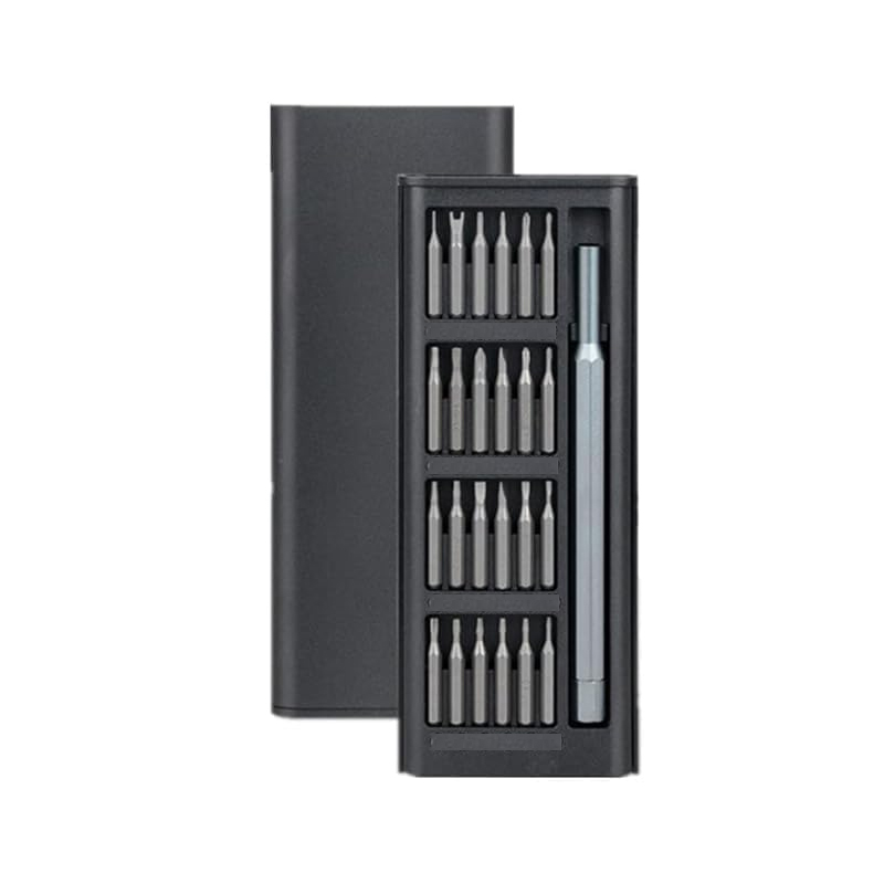 مجموعة مفكات مسامير صغيرة دقيقة 24 في 1، للاستخدام في الأجهزة الإلكترونية والهواتف الذكية والساعات والنظارات والكمبيوتر ( كود : 9400)