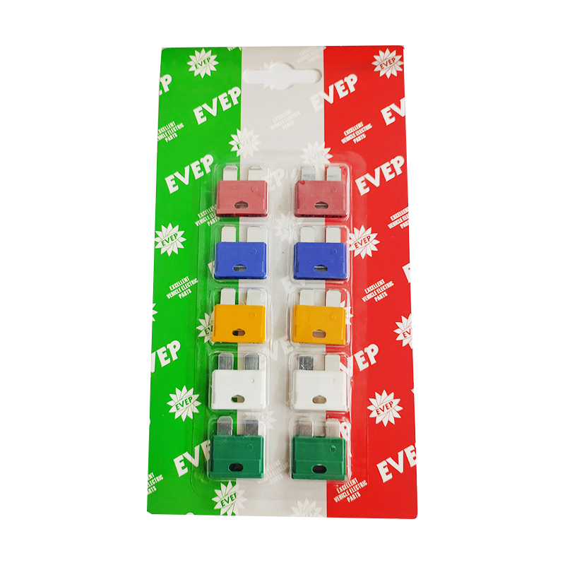 بطاقة فيوز سيارة مجموعة صمامات سيارات قياسية متنوعة ، مجموعة متنوعة من الصمامات البديلة للسيارات الصغيرة والشاحنات والقوارب(10 قطع، 2 من كل مقاس: 10/15/20/25/30 ، كود : 9447)