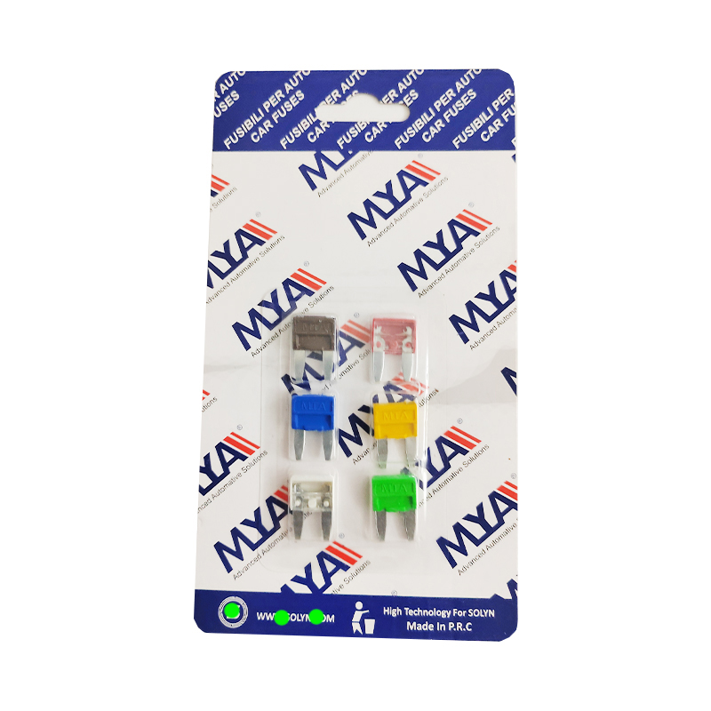 بطاقة فيوز مينى للسيارة مجموعة صمامات سيارات متنوعة ، مجموعة متنوعة من الصمامات البديلة للسيارات الصغيرة والشاحنات والقوارب( فيوز مينى 6 قطع ، 7.5/10/15/20/25/30 ، كود: 9448)