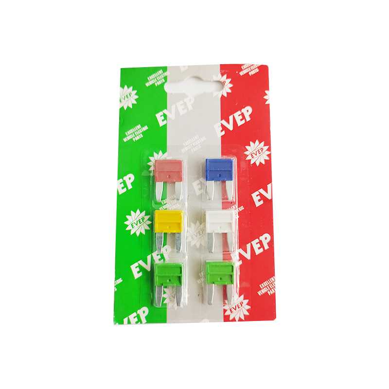 فيوز شفرة مينى مجموعة صمامات سيارات ، مجموعة متنوعة من الصمامات البديلة للسيارات الصغيرة والشاحنات والقوارب( فيوز مينى 6 قطع ، 10/15/20/25/30/30 ، كود: 9449)