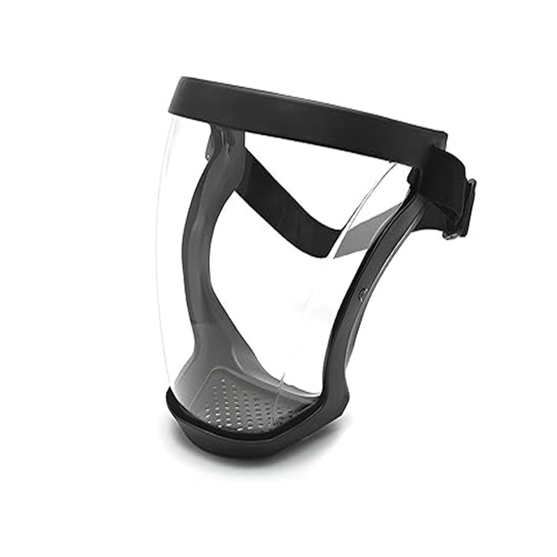 غطاء وجه شفاف، قناع مضاد للغبار والضباب مع فلتر يسمح بالتنفس للعمل والسفر والدراجات واسكوتر والموتوسيكل ( قطعة واحدة ، كود: 9530)