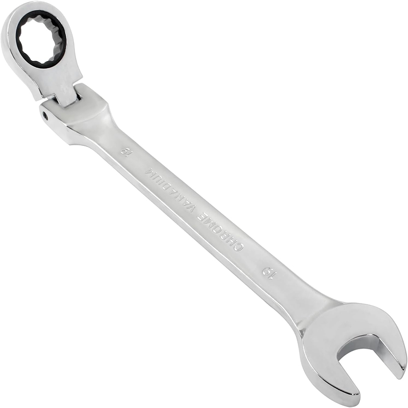 مفتاح بلدى مشرشر سيستيم يمين وشمال لفك وربط المسامير - ( مقاس 19 مفصلي ، كود : 9552 )