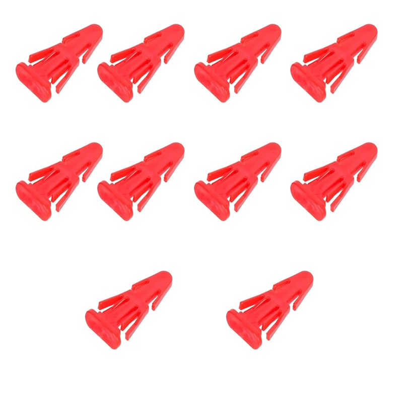 كلابس براميل الحل الأمثل لإغلاق البراميل والحاويات(كلبس برميل احمر ، طول 4 سم ، عدد 10 قطع )