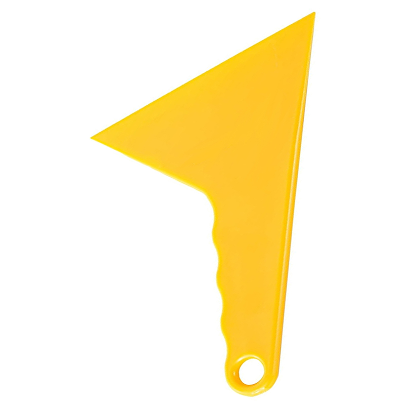 مكشطة فينيل ممسحة لتركيب ملصقات ورق الحائط وتغليف الاكسسوارات البلاستيكية والسيارات (قطعة واحدة اصفر ، كود : 9616 )