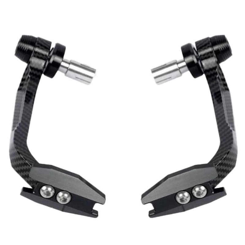 كابر تريد اكسسوارات سيارات 34 واقي ذراع الفرامل والدبرياج ، هاند جارد قرن ، للموتوسيكلات، مصمم لحماية المقابض واليدين في حالة التصادم أو السقوط (2 قطعة ، اسود كاربون ، كود : 9651)