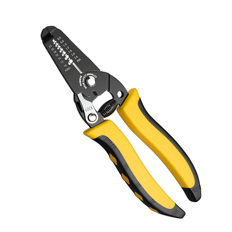 أداة كهربائية احترافية لقص وتجريد الأسلاك ، مع فكوك قابلة للتعديل لسهولة التعامل مع الاسلاك ونتائج احترافية ( كود : 9732)