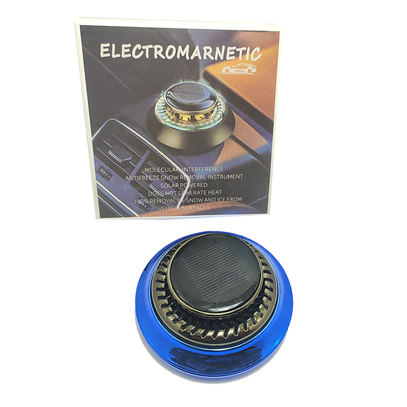 معطر جو للسيارة يعمل بالطاقة الشمسية ، تصميم طبق طائر ، معطر هواء تلقائي ، مناسب للسيارة والمنزل والمكتب ( قطعة واحدة ، كود : 9736)