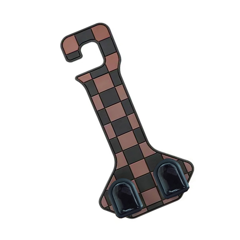 خطافات لمقعد السيارة الخلفي ، متعددة الوظائف للسيارة، شماعة تعليق حقيبة يد وحامل موبايل( قطعة واحدة خطاف مزدوج ، كود : 9748)