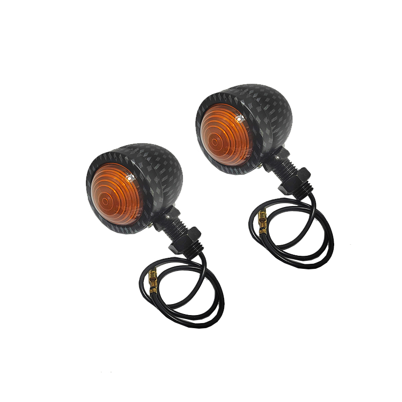 فلاشر ليد ، طقم اشارات للدراجه النارية والموتوسيكل والاسكوتر ، بغلاف مقاوم للماء - اضاءة عالية(اسود كاربون ، اضاءة اصفر ، 2 قطعة ، كود : 9761)