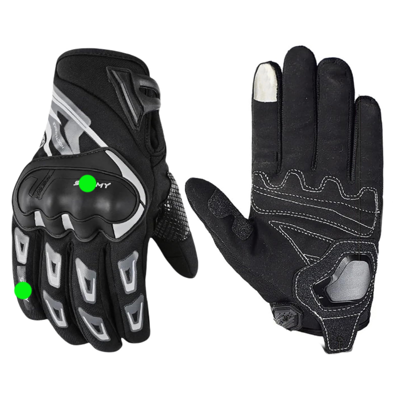 جوانتي ركوب الدراجات مضادة للانزلاق للرجال والنساء، صباع تاتش لركوب الدراجات والمشي لمسافات طويلة والتسلق والأنشطة الخارجية (ٍSU11 مقاس XXL - كود : 9806)