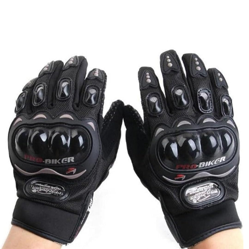 جوانتي ركوب الدراجات مضادة للانزلاق للرجال والنساء، لركوب الدراجات والمشي لمسافات طويلة والتسلق والأنشطة الخارجية (اسود مقاس L - كود : 9807)