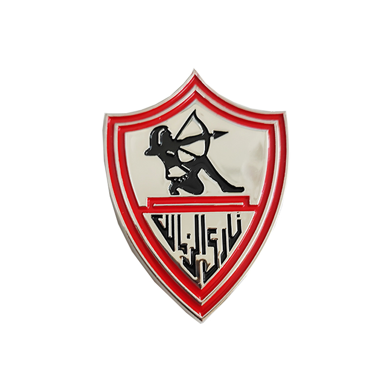 ملصق نادى الزمالك للسيارة والكمبيوتر والموبايل وبلاي ستيشن والموتوسيكلات( بلاستيك مطلى لصق ، مقاس : 8 * 5.5 سم ، قطعة واحدة ، كود: 9818)