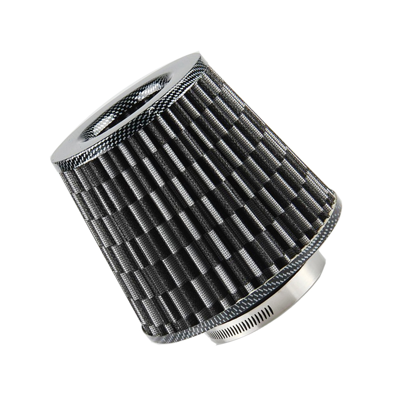 فلتر هواء رياضى بمشبك متعدد الاستخدامات ، فلتر بديل عالي الأداء، وقابل للغسيل (فتحة: 3 بوصة ، ارتفاع : 16 سم ، لون اسود كاربون ، كود : 9856)