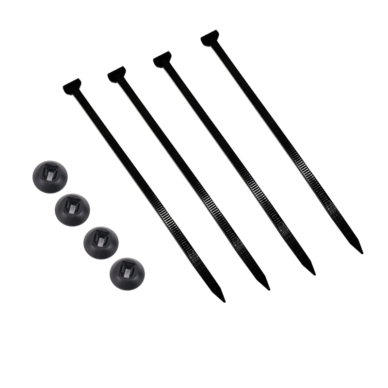 مشابك ربط كيبلات عالمية من النايلون شديدة التحمل ذاتية القفل، مثبتات دفع متعددة الأغراض لإصلاح السيارات وغيرها ( عدد 4 قطع ، طول : 15 سم ، كود: 9860)