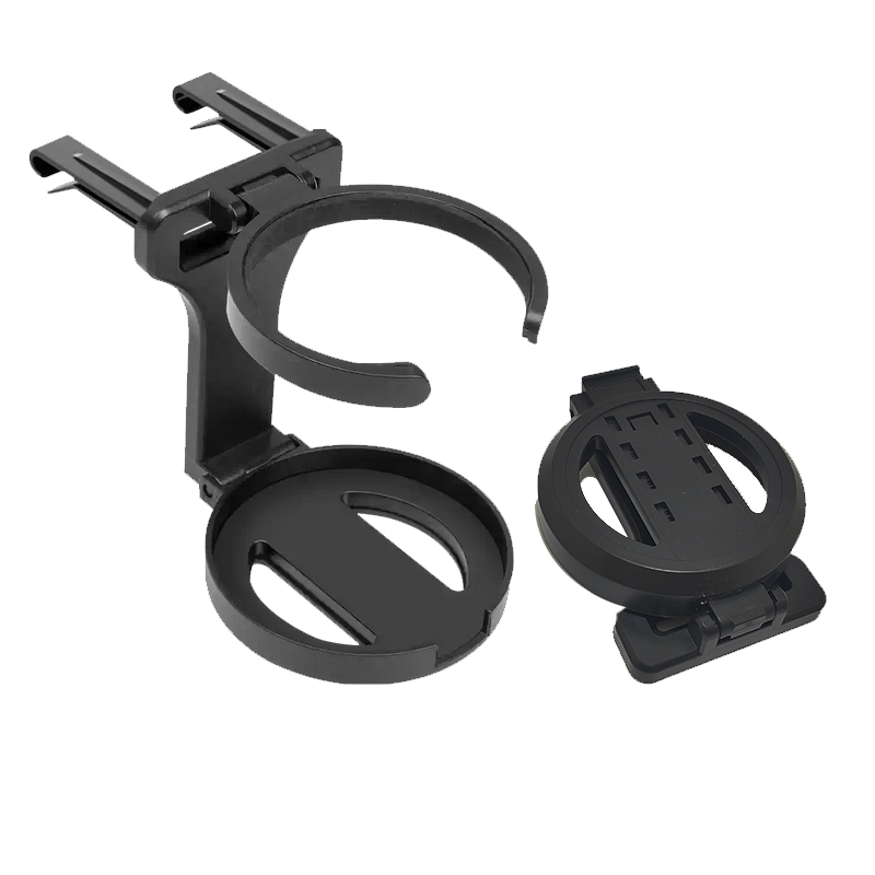 حامل اكواب للسيارة، حامل مشروبات عالمي قابل للطي مناسب لزجاجة المياه وكوب القهوة متوافق مع كل السيارات ، متعدد الاستخدامات (حامل اكواب قابل للطى ، قطعة واحدة ، كود: 9880)