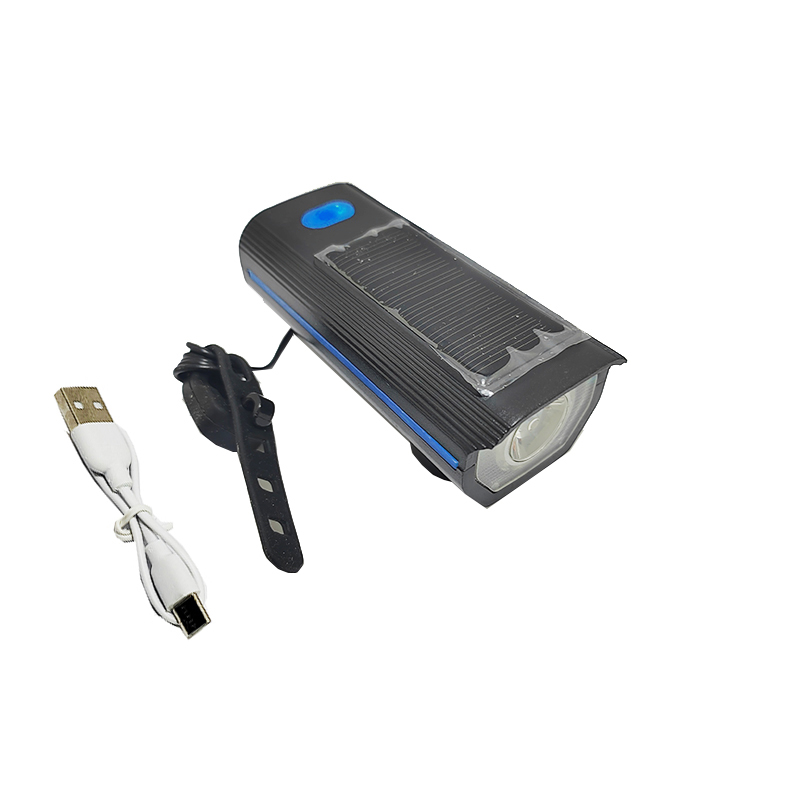 مصباح دراجة هوائية ذكي مزدوج الشحن (طاقة شمسية + USB) مع جرس إنذار قوي و3 أوضاع إضاءة مختلفة ( يعمل بالشحن بمنفذ USB وبالطاقة الشمسية ، كود: 10375) 2 مصباح دراجة هوائية ذكي مزدوج الشحن (طاقة شمسية + USB) مع جرس إنذار قوي و3 أوضاع إضاءة مختلفة ( يعمل بالشحن بمنفذ USB وبالطاقة الشمسية ، كود: 10375) - الصورة 2