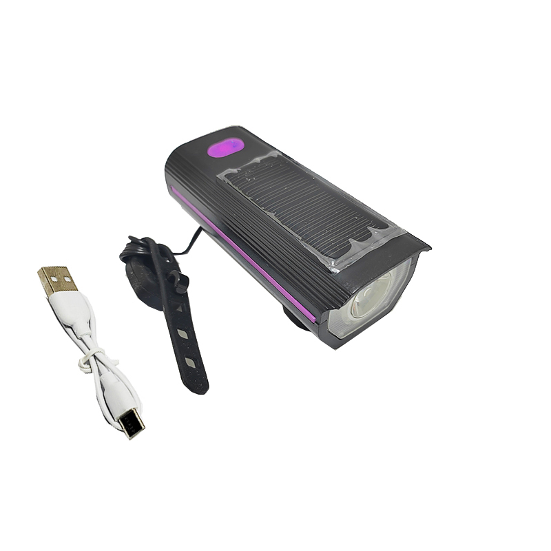 مصباح دراجة هوائية ذكي مزدوج الشحن (طاقة شمسية + USB) مع جرس إنذار قوي و3 أوضاع إضاءة مختلفة( يعمل بالشحن بمنفذ USB وبالطاقة الشمسية ، كود: 10376) 4 مصباح دراجة هوائية ذكي مزدوج الشحن (طاقة شمسية + USB) مع جرس إنذار قوي و3 أوضاع إضاءة مختلفة( يعمل بالشحن بمنفذ USB وبالطاقة الشمسية ، كود: 10376) - الصورة 4
