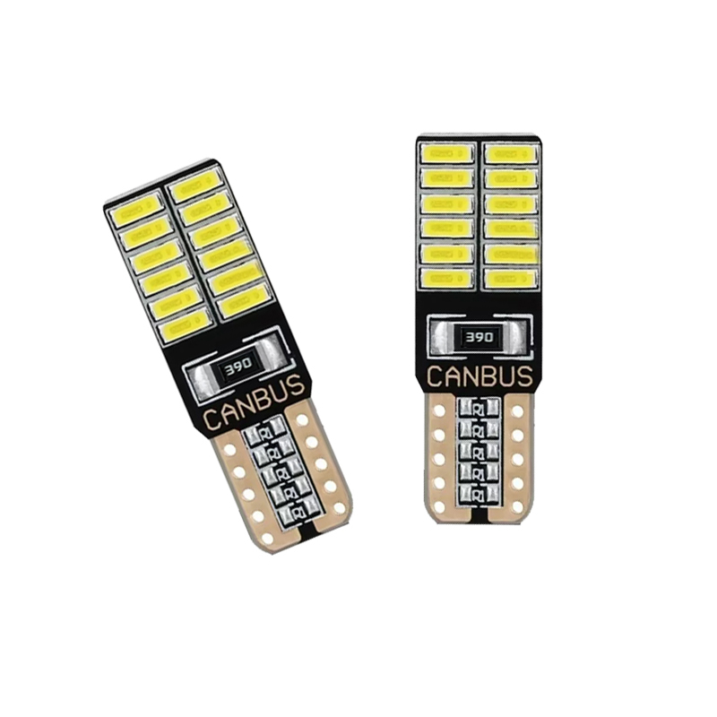 مصباح قبة LED ، مصابيح زينة للسيارة الداخلية للقراءة والزينة وصندوق السيارة( CANBUS 390 ابيض، 24 ليد ، 2 قطعة ، كود: 10501 )
