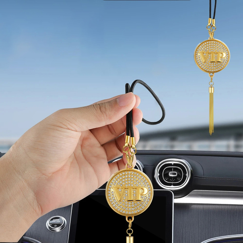 تعليقة مرايا السيارة الفاخرة VIP - إكسسوار معدني ذهبي لامع لزينة السيارة الداخلية(عبارة VIP ذهبى ، كود: 10571) 6 تعليقة مرايا السيارة الفاخرة VIP - إكسسوار معدني ذهبي لامع لزينة السيارة الداخلية(عبارة VIP ذهبى ، كود: 10571) - الصورة 6